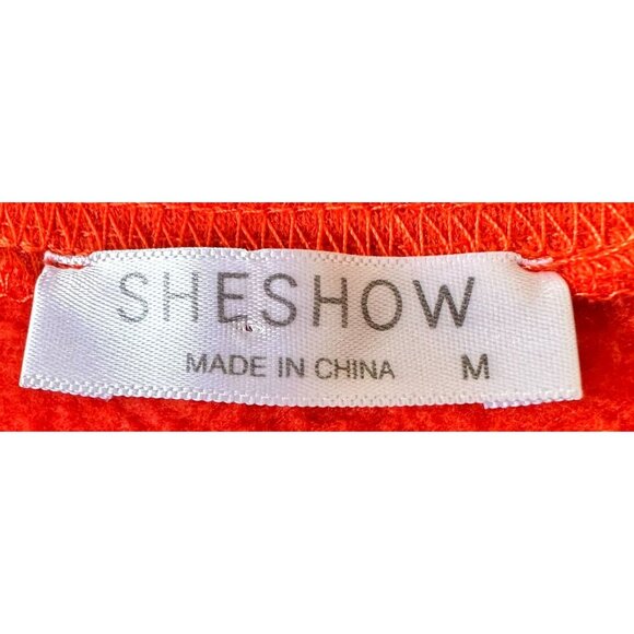 SheShow Basic Witch Sweatshirt Medium Orange  Halloween Starbucks Mermaid NWOT - Picture 12 of 12